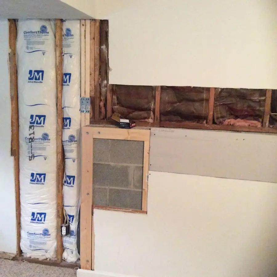 Wall insulation replacement during Structural Drying in Henderson